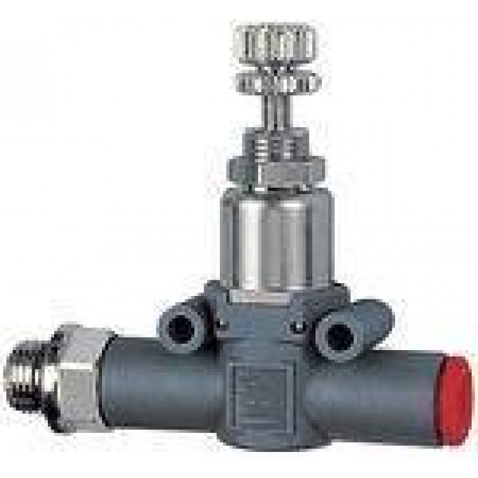 RIEGLER 106746 Регулятор давления Lineonline, G 1/4 (входное отверстие), шланг O 8 (выходное отверстие) 421.014-8 420164