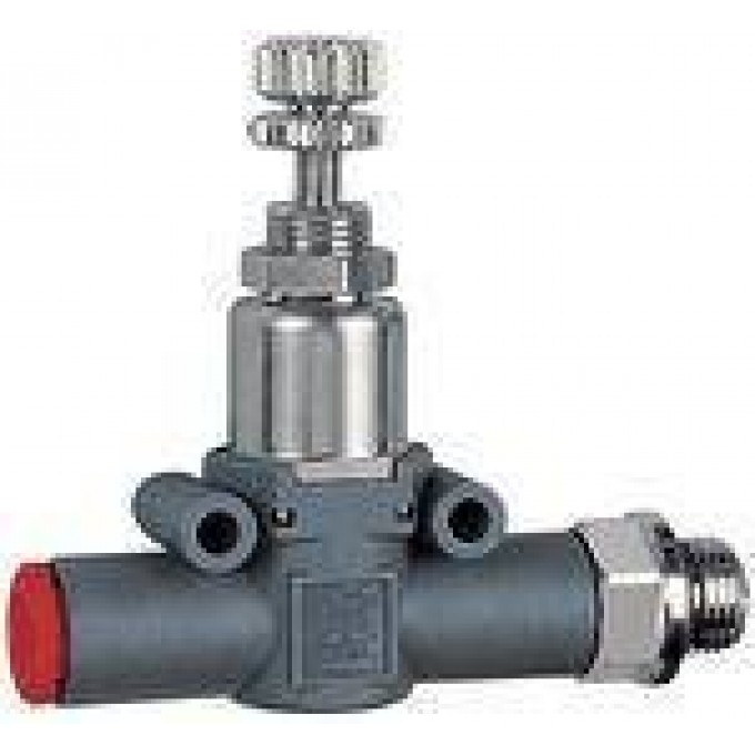 RIEGLER 106751 Регулятор давления Lineonline, G 1/4 (выходное отверстие), шланг O 8 (входное отверстие) 422.014-8 420165