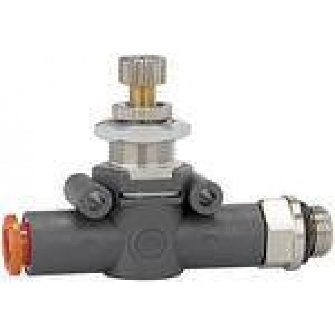 RIEGLER 106724 Однонаправленный регулятор расхода, односторонний поток, шланг-резьба M5 шланг O4 412.005-4 420166