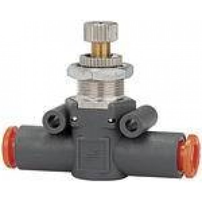 RIEGLER 106731 Двунаправленный регулятор расхода, двусторонний поток, шланг-шланг, шланг O4 413-4 420168