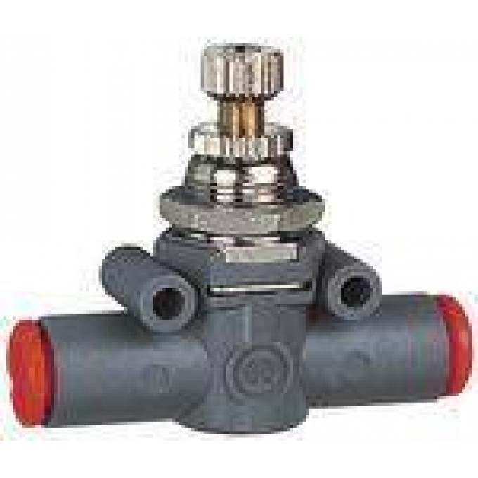 RIEGLER 106714 Однонаправленный регулятор расхода, односторонний поток, шланг-шланг, шланг O4 410-4 420170