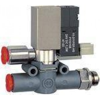 RIEGLER 106864 3/2-ходовой соленоидный клапан, контролируемая вентиляция, G 1/4 нормально закрытый, шланг 8 486.014-8 420172