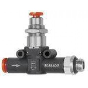 RIEGLER 106828 Пневматический разъемный регулирующий клапан шланг-резьба, G 1/4 шланг 6 495.014-6 420182