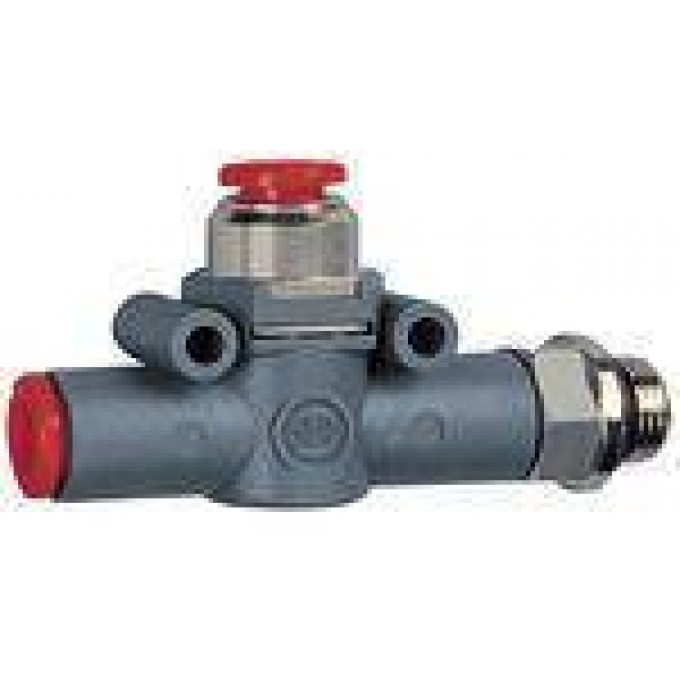 RIEGLER 106769 Клапан быстрого выпуска, регулируемая вентиляция, M5 (выходное отверстие), шланг 4 (входное отверстие) 432.005-4 420184