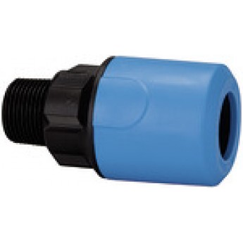 RIEGLER 110276 Прямой ввинчиваемый фитинг PP, G 1 вн., для внешней части шланга O 32 мм 65.100-32 420384