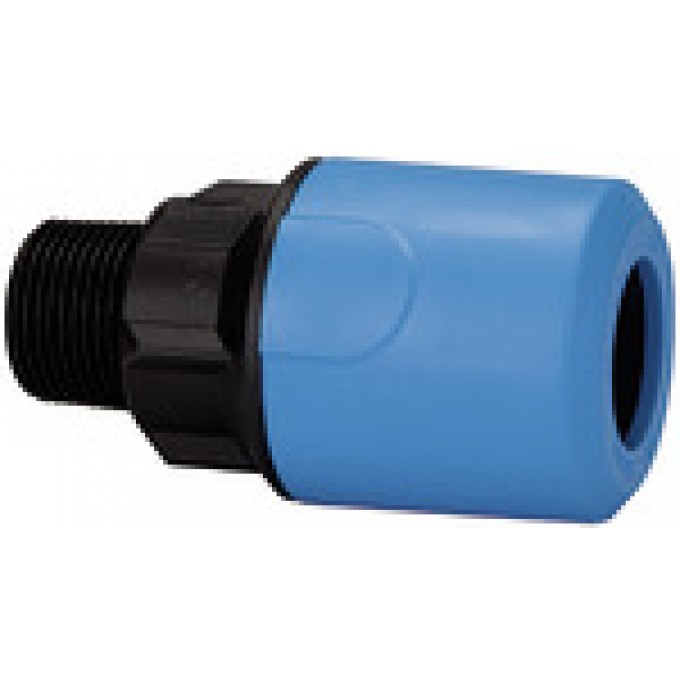 RIEGLER 110276 Прямой ввинчиваемый фитинг PP, G 1 вн., для внешней части шланга O 32 мм 65.100-32 420384