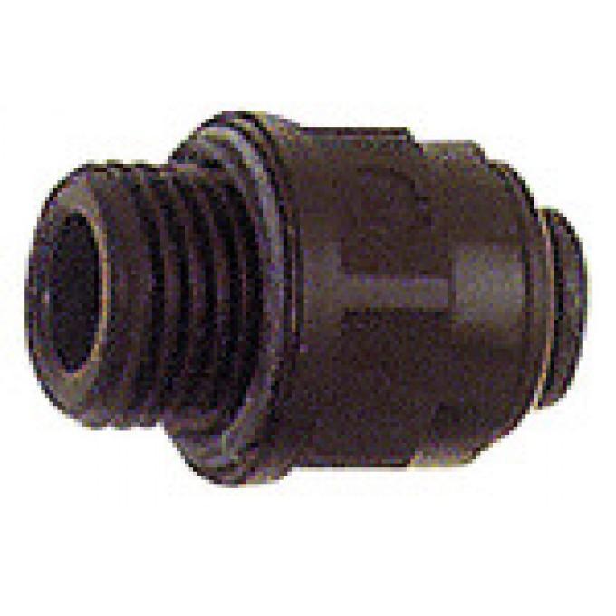 RIEGLER 110265 Прямой ввинчиваемый фитинг POM, G 1/4 вн., для внешней части шланга O 6 мм 65.014-6 420385