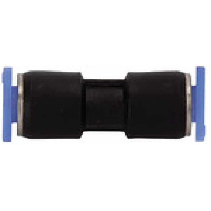 RIEGLER 109078 Прямой вставной соединитель, серия Blue, миниатюрный, шланг, вн. диаметр O 3 PU-3 420399