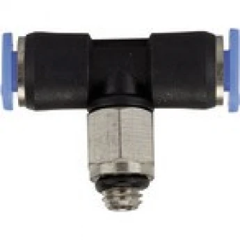 RIEGLER 109057 Вставной Т-образный фитинг, серия Blue, миниатюрный, вращающийся, M5 PB-54 420403