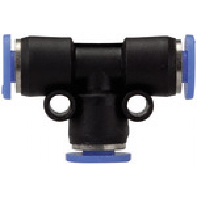 RIEGLER 109092 Вставной Т-образный соединитель, серия Blue, миниатюрный, для внешней части шланга O 3 мм PG-3 420404