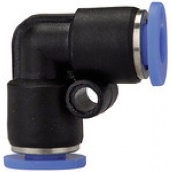 RIEGLER 109086 Вставной L-образный соединитель, серия Blue, миниатюрный, для внешней части шланга O 3 PV-3 420409