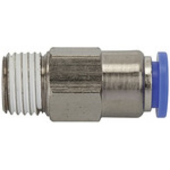 RIEGLER 110229 Прямой регулирующий клапан серия Blue, резьба-шланг, R 1/4 вн. 202.146 420417