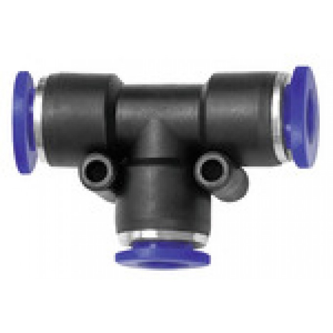 RIEGLER 109834 Вставной Т-образный соединитель, серия Blue, редукционный, шланг, вн. диаметр O 2x4/1x6 138.0406 420434