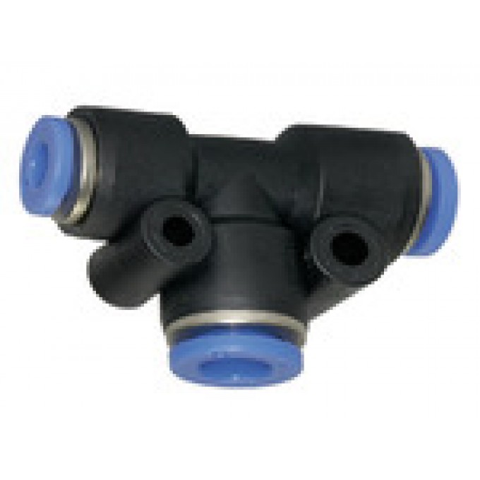 RIEGLER 109835 Вставной Т-образный соединитель, серия Blue, редукционный, шланг, вн. диаметр O 2x6/1x4 138.0604 420435