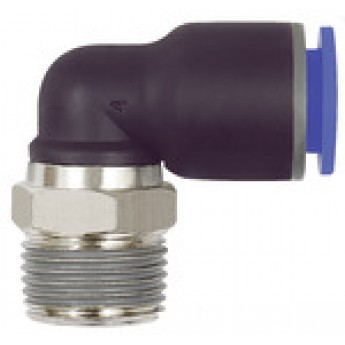 RIEGLER 109294 Вставной L-образный фитинг, серия Blue, вращающийся, R 1/2 вн. 126.012-8 420438