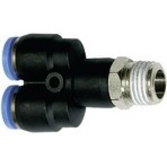 RIEGLER 109621 Вставной Y-образный фитинг, серия Blue, вращающийся, R 1/2 вн. 134.012-8 420445