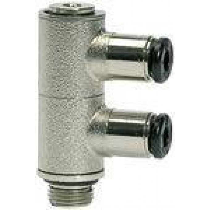 RIEGLER 108799 L-образный мультираспределитель 2-двойной Click-clock, вращающийся, M5 вн. 759.005-6 M 420449