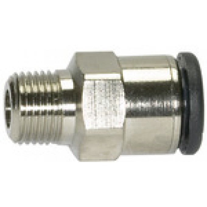 RIEGLER 108588 Прямой вставной фитинг Click-clock R 1/4 вн., шланг, вн. диаметр O8 744.014-8 420453