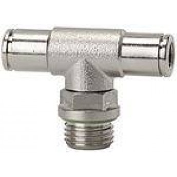 RIEGLER 108924 Вставной Т-образный фитинг Metallica вращающийся, G 1/4 вн., шланг, вн. диаметр O 8 855.014-8 420472