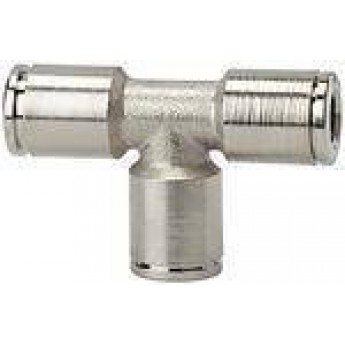 RIEGLER 108988 Вставной Т-образный соединитель Metallica, для внешней части шланга O 4 мм 849.004 420474
