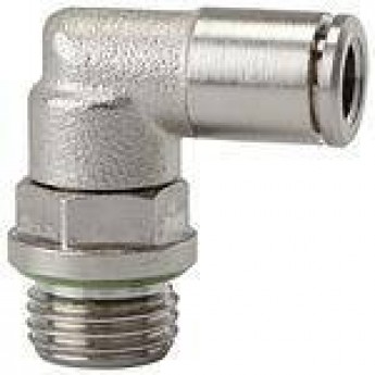 RIEGLER 108895 Вставной L-образный фитинг Metallica вращающийся, M5 вн., шланг, вн. диаметр O 6 854.005-6 420476