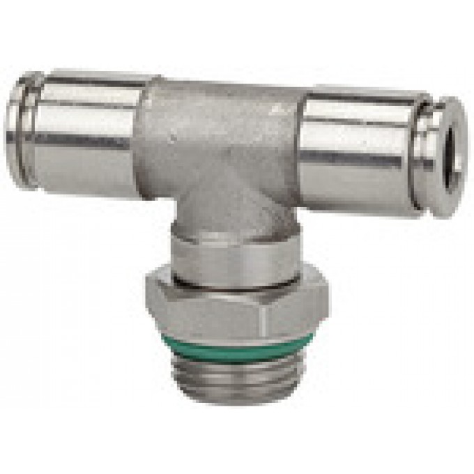 RIEGLER 110404 Вставной Т-образный фитинг, вращающийся, M5 вн., для внешней части шланга O 4 мм 55.005-4 ES 420487