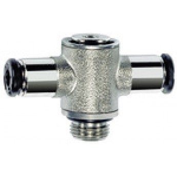 RIEGLER 108679 Вставной Т-образный фитинг Click-clock, вращающийся, G 1/8 вн. 758.018-5 M 420503