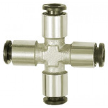 RIEGLER 108768 Вставной X-образный соединитель Click-clock для внешней части шланга-O 4 мм 767.004 420504