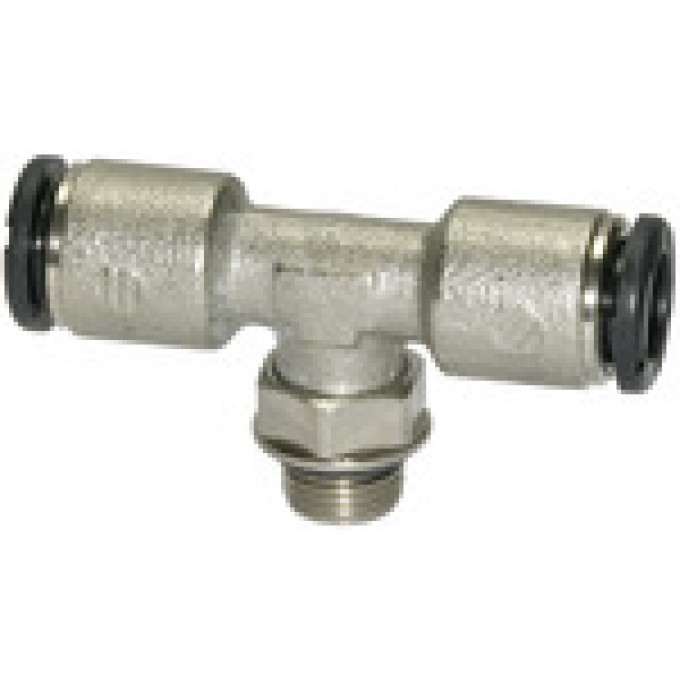 RIEGLER 108650 Вставной Т-образный фитинг Click-clock, вращающийся, M5 вн. 755.005-6 420506