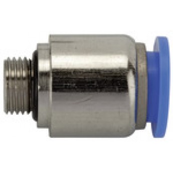 RIEGLER 109154 Прямой вставной фитинг, серия Blue, круглый, M5 вн. 207.005-4 420510