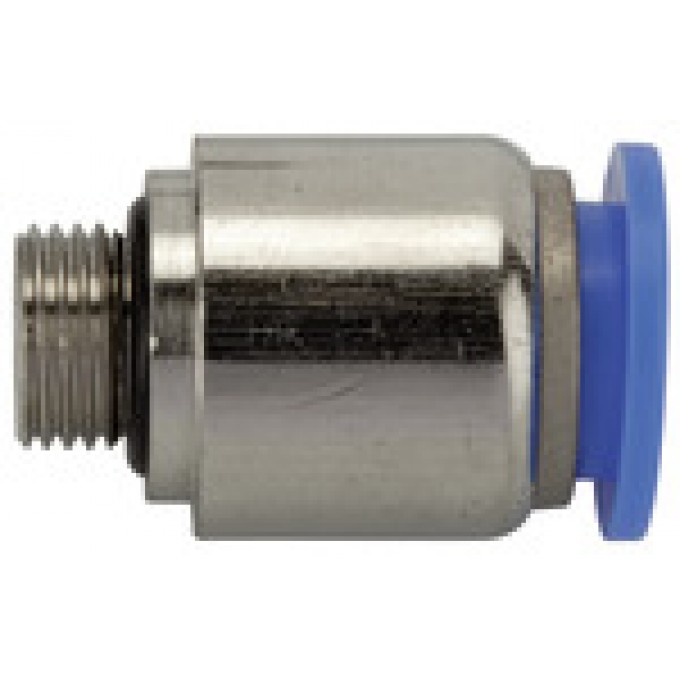 RIEGLER 109154 Прямой вставной фитинг, серия Blue, круглый, M5 вн. 207.005-4 420510