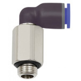 RIEGLER 109299 Вставной L-образный фитинг, серия Blue удлиненный, вращающийся, M5 вн. 127.005-6 420511