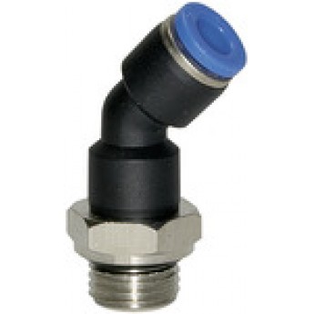 RIEGLER 109223 Вставной фитинг 45° серия Blue, вращающийся, M5 вн. 167.005-4 420528