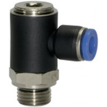 RIEGLER 109395 Вставной L-образный фитинг, серия Blue, вращающийся, G 1/4 вн. 170.014-8 420530