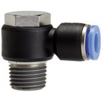 RIEGLER 109432 Вставной L-образный фитинг, серия Blue, вращающийся, R 1/2 вн. 219.012-8 420532