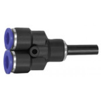 RIEGLER 125734 Вставной Y-образный соединитель, Заглушка 6 мм, серия Blue, редукционный 158.0604-K 420547