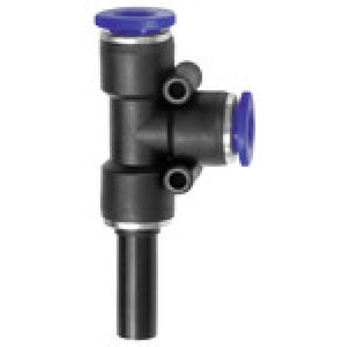 RIEGLER 135789 Вставной Т-образный соединитель, Заглушка, серия Blue, шланг/вставка O 4 294.004-K 420556