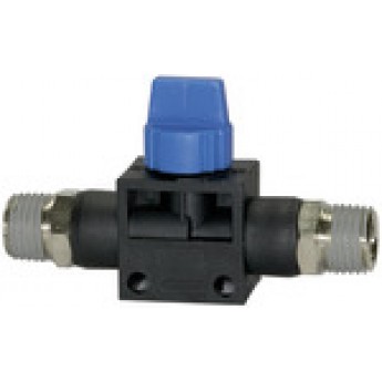 RIEGLER 110074 Блокирующий клапан серия Blue, R 1/2 вн., R 1/2 вн., резьба с покрытием 191.1212 420558