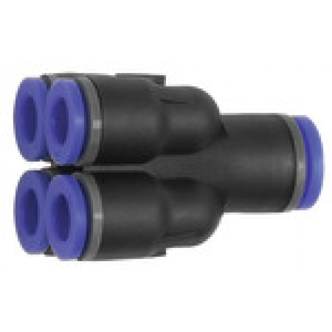 RIEGLER 109874 Мультираспределитель, штекерный разъем серия Blue шланг, вн. диаметр O 6/4x4 218.006-4 420579