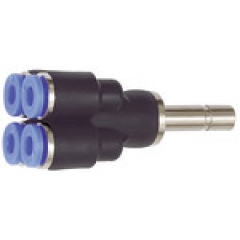 RIEGLER 109912 Мультираспределитель, Заглушка 6 мм, серия Blue 4-ступенчатый 223.006-4 420581