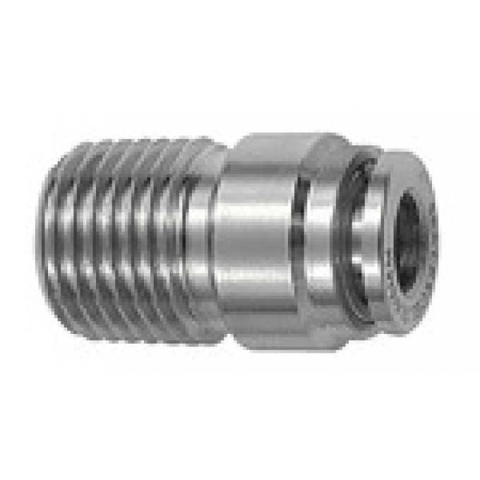 RIEGLER 135112 Прямой вставной фитинг, круглый, R 1/4 вн., для внешней части шланга O 8 850.014-8 ES 420593