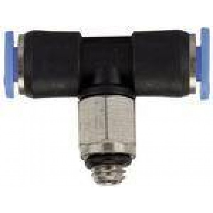 RIEGLER 148839 Вставной Т-образный фитинг, серия Blue, миниатюрный, вращающийся, M3 131.003-3M 420617