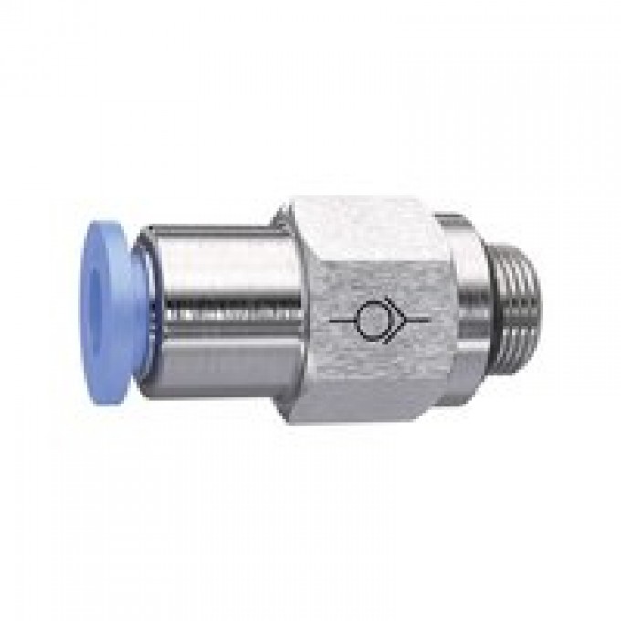 RIEGLER 151490 Прямой регулирующий клапан серия Blue, резьба-шланг, M5 вн. 200.54-2 420639