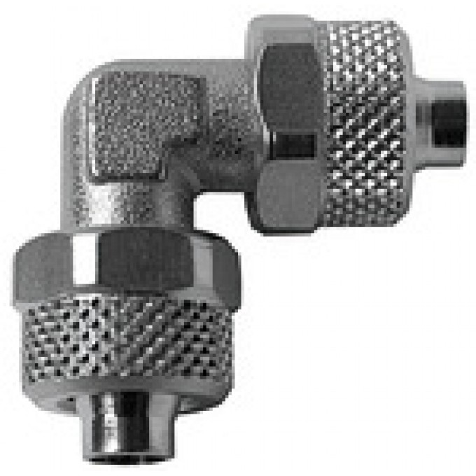 RIEGLER 115239 Угловой соединитель Vалюминийe line, для шланга 6/4 мм, AF 8 13.800-6-E 420665