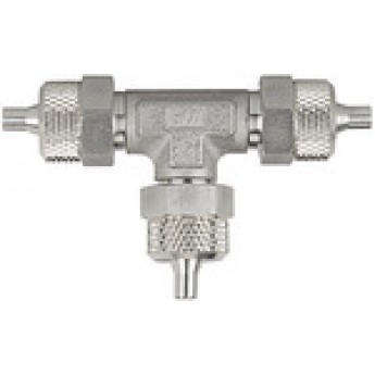 RIEGLER 110686 Т-образное соединение, для шланга 6/4 мм, нержавеющая сталь 1.4571 14.0771-ES 420692