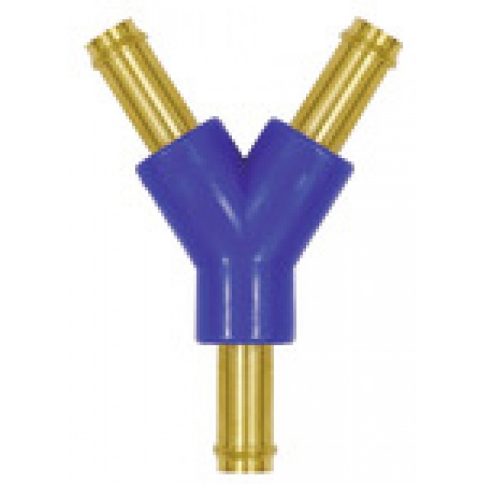 RIEGLER 133413 Суппорты Y-образных фитингов для шлангов, для шланга внутр. D. 3 мм, латунь и POM YPK-300 420717