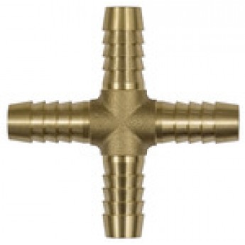 RIEGLER 134515 Крестообразные штекерные соединители, для шланга внутр. D. 9 мм, латунь 173 D 420721