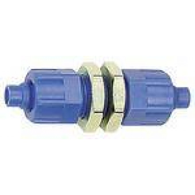 RIEGLER 110750 Соединитель стоечного типа с монтажными гайками, M10x1, для шланга 6/4, POM 15.885 420737