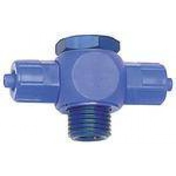 RIEGLER 110740 Т-образный фитинг, полый винт, вращающийся, G 1/8, для шланга 6/4 мм 14.811 420739
