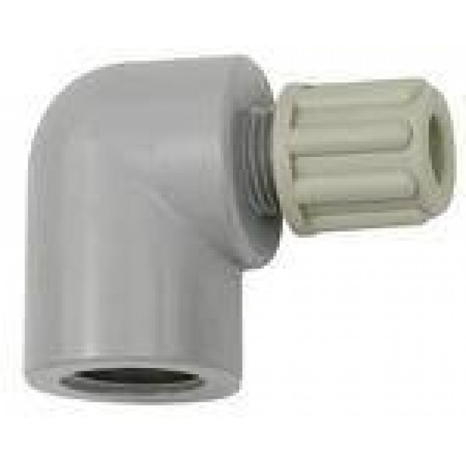 RIEGLER 110811 Угловой резьбовой фитинг G 1/8 внутр., для шланга 4/6 мм, PA 150.01 420750